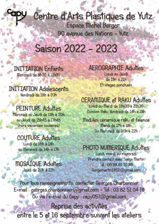 Affiche 2022-2023, août 2022
