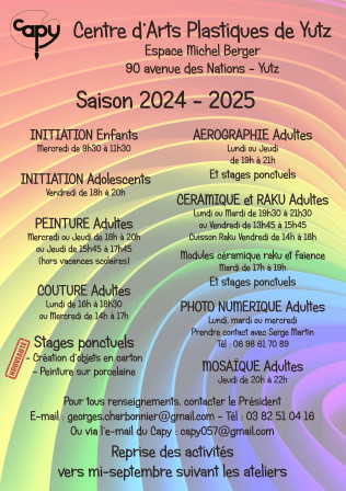 Affiche 2024-2025, août 2024