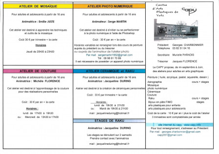 Plaquette 2018-2019 recto